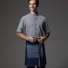 short blue  denim apron 